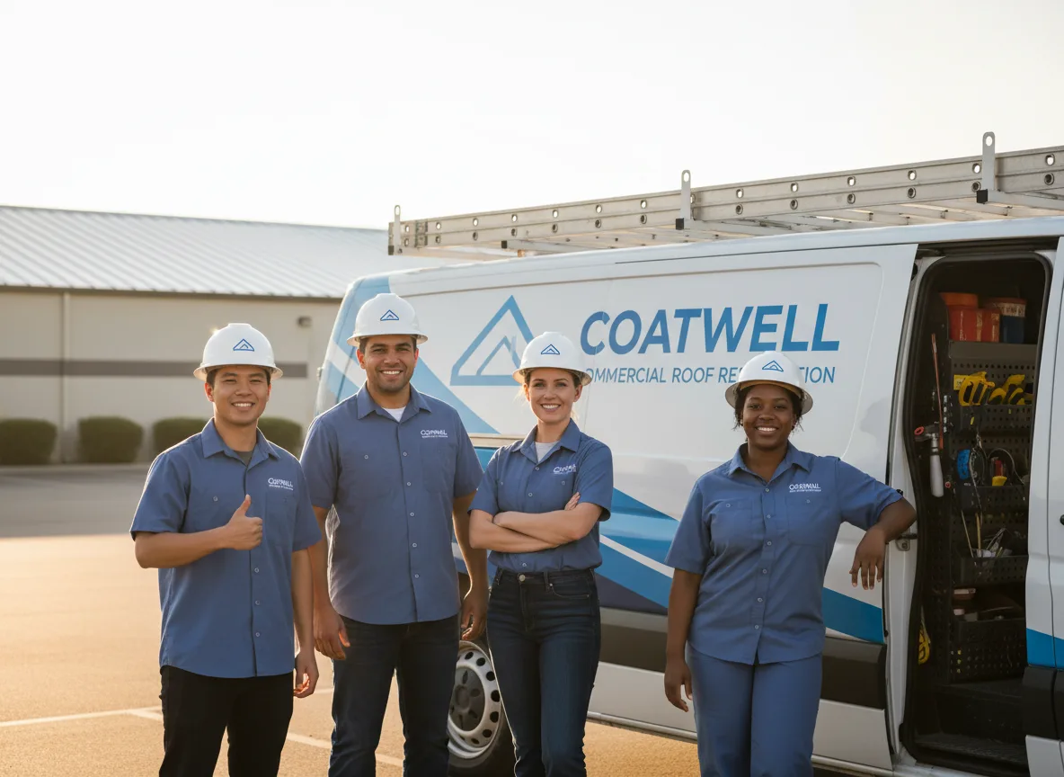 Commercial roof coating company in Kitts Hill, OH